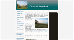 Desktop Screenshot of cedarhillstatepark.org